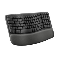 Logitech Wave Keys clavier RF sans fil + Bluetooth AZERTY Belge Graphite