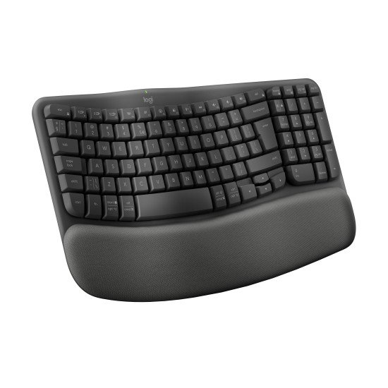 Logitech Wave Keys clavier RF sans fil + Bluetooth AZERTY Belge Graphite