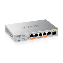Zyxel XMG-105HP Non-géré 2.5G Ethernet (100/1000/2500) Connexion Ethernet POE Argent Zyxel XMG-105HP Non-géré 2.5G Ethernet (100/1000/2500) Connexion Ethernet POE Argent