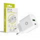 Mobile Origin MO12 Universel Blanc Secteur Charge rapide Intérieure