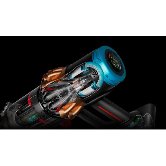 Dyson V16 Piston Animal Aspirateur-balai 2 en 1 Batterie Sec HEPA Sans sac 1,3 L 900 W Noir, Cuivre