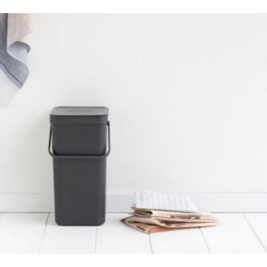 Brabantia 109966 poubelle 16 L Rectangulaire Gris