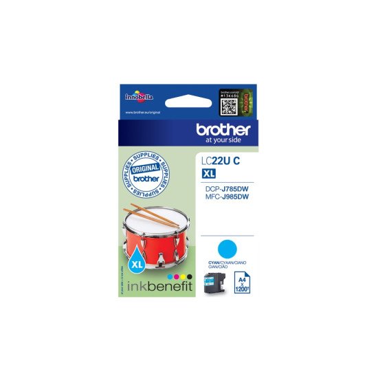 Brother LC-22UC cartouche d'encre Original Cyan