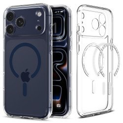 Spigen Ultra Hybrid (Mag Fit) coque de protection pour téléphones portables 17,5 cm (6.9") Housse Bleu foncé, Transparent