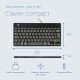 R-Go Tools Clavier ergonomique R-Go Compact Break, clavier compact avec logiciel de pause, AZERTY (BE), filaire, noir