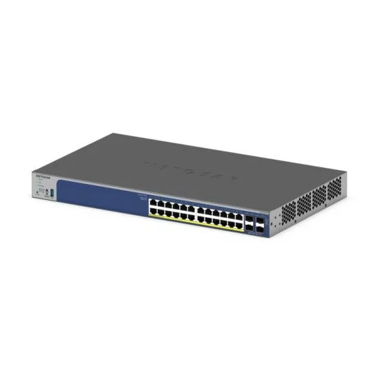 NETGEAR GS728TXP L2/L3 10G Ethernet (100/1000/10000) Connexion Ethernet POE Noir NETGEAR GS728TXP L2/L3 10G Ethernet (100/1000/10000) Connexion Ethernet POE Noir