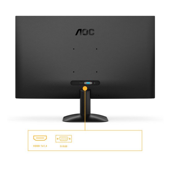 AOC B3 24B35HM2 écran PC 60,5 cm (23.8") 1920 x 1080 pixels Full HD LED Noir AOC B3 24B35HM2 écran PC 60,5 cm (23.8") 1920 x 1080 pixels Full HD LED Noir