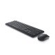 DELL KM3322W clavier Souris incluse Bureau RF sans fil QWERTZ Suisse Noir