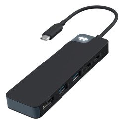 HYPER HD4101BKGL hub & concentrateur USB Type-C 5000 Mbit/s Noir