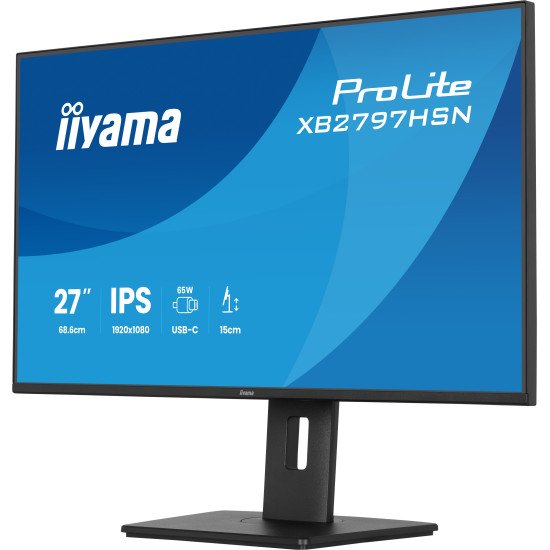 iiyama ProLite XB2797HSN-B1 écran PC 68,6 cm (27") 1920 x 1080 pixels Full HD LCD Noir
