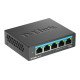 D-Link DMS-105 Non-géré 2.5G Ethernet (100/1000/2500) Noir