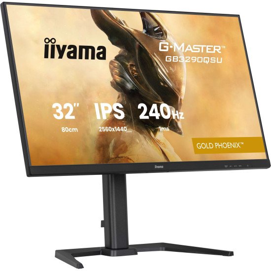 iiyama G-MASTER GB3290QSU-B1 écran PC 80 cm (31.5") 2560 x 1440 pixels 2K Ultra HD LED Noir iiyama G-MASTER GB3290QSU-B1 écran PC 80 cm (31.5") 2560 x 1440 pixels 2K Ultra HD LED Noir