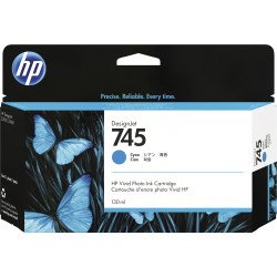HP Cartouche d'encre DesignJet 745 cyan, 130 ml HP Cartouche d'encre DesignJet 745 cyan, 130 ml