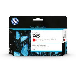 HP Cartouche d'encre DesignJet 745 rouge chromatique, 130 ml HP Cartouche d'encre DesignJet 745 rouge chromatique, 130 ml