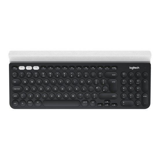 Logitech K780 Multi-Device QWERTY US Noir, Blanc