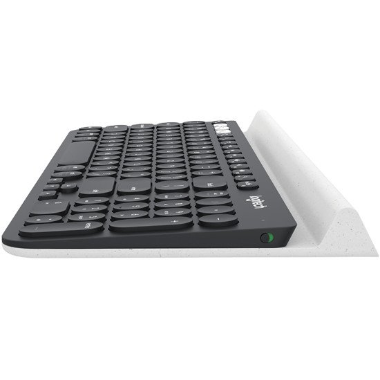 Logitech K780 Multi-Device QWERTY US Noir, Blanc