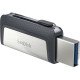 Sandisk Ultra Dual Drive USB Type-C lecteur USB flash 128 Go USB Type-A / USB Type-C 3.2 Gen 1 (3.1 Gen 1) Noir, Argent