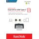 Sandisk Ultra Dual Drive USB Type-C lecteur USB flash 128 Go USB Type-A / USB Type-C 3.2 Gen 1 (3.1 Gen 1) Noir, Argent