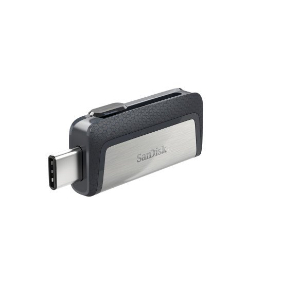 Sandisk Ultra Dual Drive USB Type-C lecteur USB flash 128 Go USB Type-A / USB Type-C 3.2 Gen 1 (3.1 Gen 1) Noir, Argent