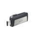 Sandisk Ultra Dual Drive USB Type-C lecteur USB flash 128 Go USB Type-A / USB Type-C 3.2 Gen 1 (3.1 Gen 1) Noir, Argent