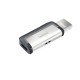 Sandisk Ultra Dual Drive USB Type-C lecteur USB flash 128 Go USB Type-A / USB Type-C 3.2 Gen 1 (3.1 Gen 1) Noir, Argent