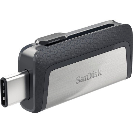 Sandisk Ultra Dual Drive USB Type-C lecteur USB flash 32 Go USB Type-A / USB Type-C 3.2 Gen 1 (3.1 Gen 1) Noir, Argent