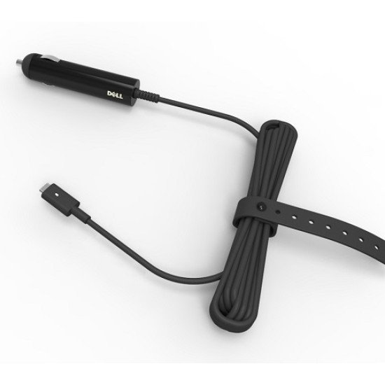 DELL 450-AFLE Auto 65W Noir adaptateur de puissance & onduleur