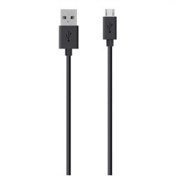 Belkin Micro-USB to USB ChargeSync câble USB 3 m USB 2.0 USB A Micro-USB B Noir Belkin Micro-USB to USB ChargeSync câble USB 3 m USB 2.0 USB A Micro-USB B Noir