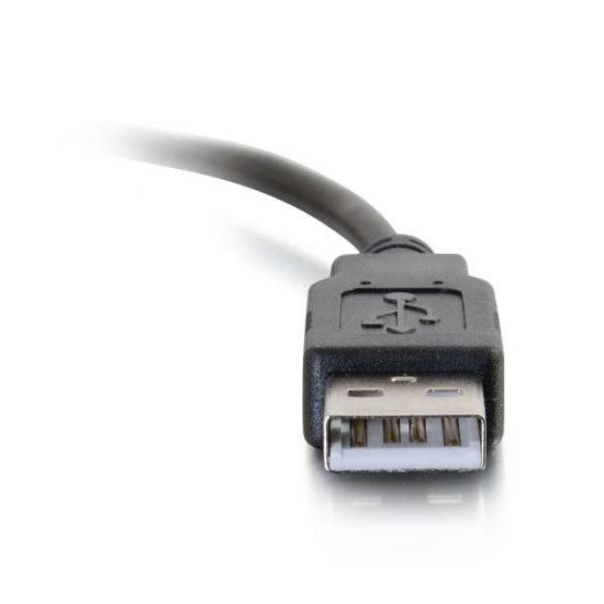 C2G 2m, USB2.0-C/USB2.0-A câble USB 2.0 USB C USB A Noir