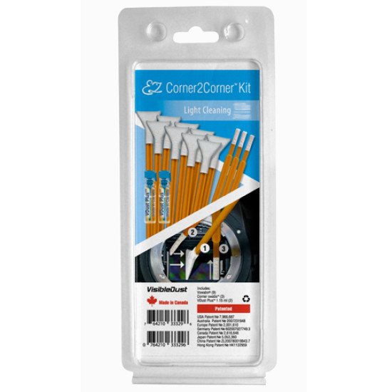 VisibleDust EZ Corner2Corner Caméra Numérique Kit de nettoyage d'équipement électronique 2,3 ml