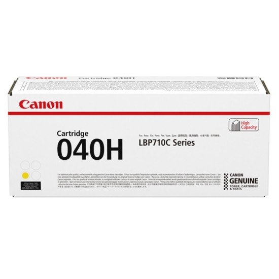 Canon 040H Cartouche de toner 1 pièce(s) Original Jaune