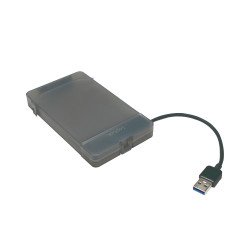 LogiLink AU0037 Boîtier de disques de stockage 2.5" Boîtier disque dur/SSD Gris LogiLink AU0037 Boîtier de disques de stockage 2.5" Boîtier disque dur/SSD Gris