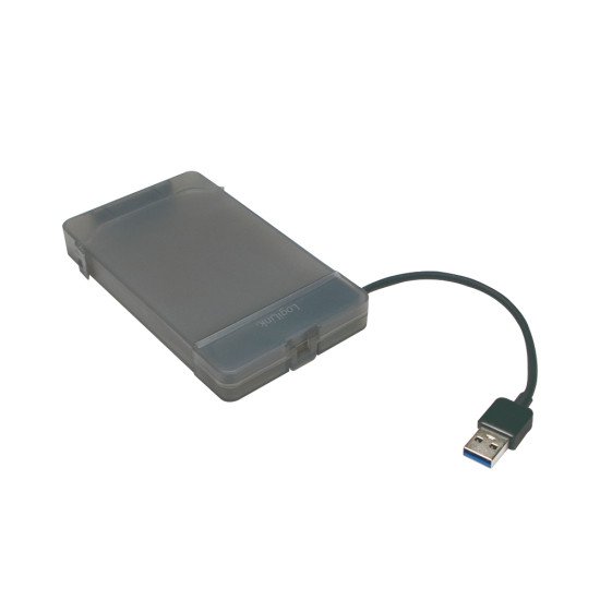 LogiLink AU0037 Boîtier de disques de stockage 2.5" Boîtier disque dur/SSD Gris