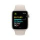 Apple Watch SE OLED 44 mm Numérique 368 x 448 pixels Écran tactile Beige Wifi GPS (satellite)