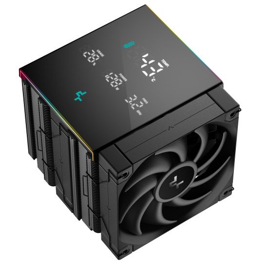 DeepCool AK620 Digital PRO Processeur Refroidisseur d'air 12 cm Noir 1 pièce(s) DeepCool AK620 Digital PRO Processeur Refroidisseur d'air 12 cm Noir 1 pièce(s)