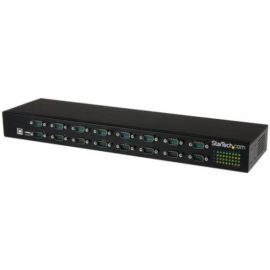 StarTech.com Hub série RS232 à 16 ports - Adaptateur USB vers 16x DB9 RS232 à montage en rack StarTech.com Hub série RS232 à 16 ports - Adaptateur USB vers 16x DB9 RS232 à montage en rack