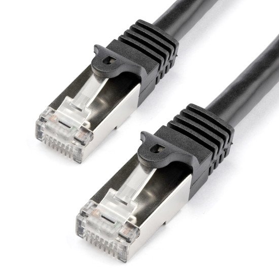 StarTech.com N6SPAT1MBK câble de réseau Noir 1 m Cat6 SF/UTP (S-FTP)