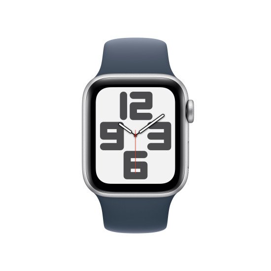 Apple Watch SE OLED 40 mm Numérique 324 x 394 pixels Écran tactile 4G Argent Wifi GPS (satellite)