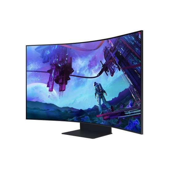 Samsung Odyssey S55CG970NU écran PC 139,7 cm (55") 3840 x 2160 pixels 4K Ultra HD LED Noir