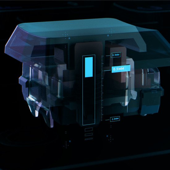 Logitech G G515 RAPID TKL clavier Gaming USB QWERTZ Allemand Noir