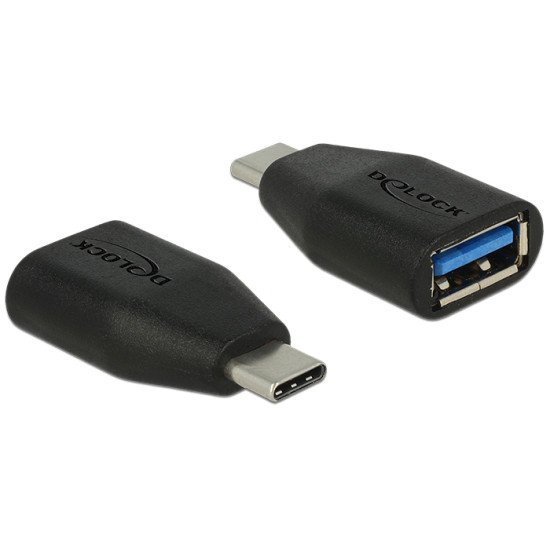 DeLOCK 65519 adaptateur et connecteur de câbles USB 3.1 Gen 2 Type-C USB 3.1 Gen 2 Type-A Noir