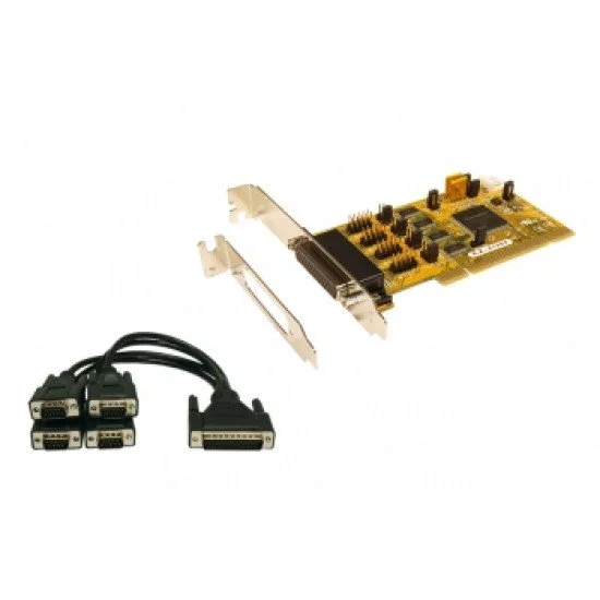 Carte PCIe Parallèle PEX1P2 StarTech - Port LPT DB25 PCIe X1 2.5Mbps