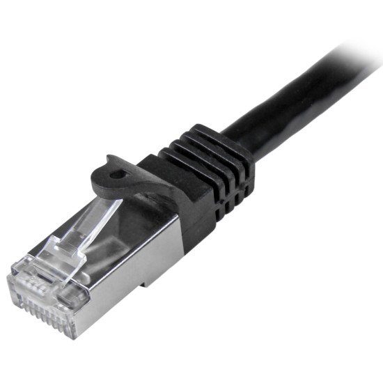 StarTech.com N6SPAT3MBK câble de réseau Noir 3 m Cat6 SF/UTP (S-FTP)