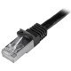 StarTech.com N6SPAT50CMBK câble de réseau Noir 0,5 m Cat6 SF/UTP (S-FTP)