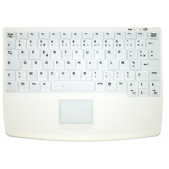 Active Key AK-4450-GFUVS-W/GE clavier RF sans fil QWERTZ Allemand Blanc