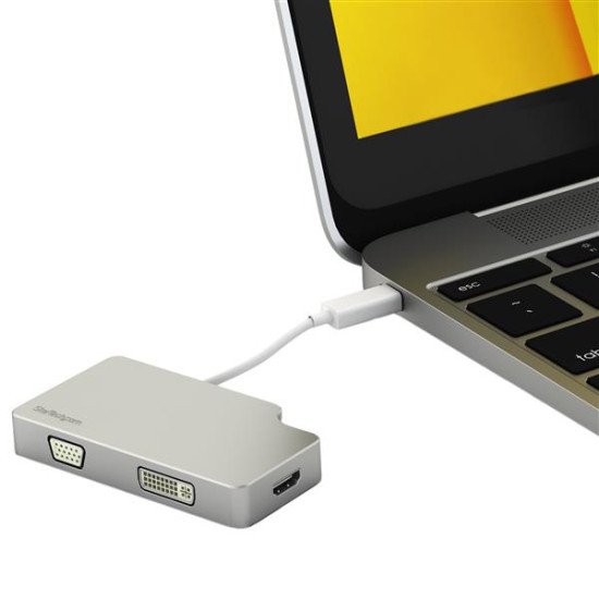 StarTech.com Adaptateur de voyage audio/vidéo 3 en 1 - Mini DisplayPort vers VGA DVI HDMI