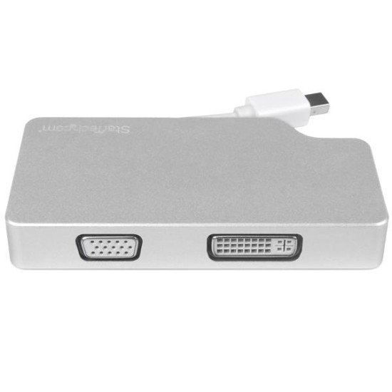 StarTech.com Adaptateur de voyage audio/vidéo 3 en 1 - Mini DisplayPort vers VGA DVI HDMI