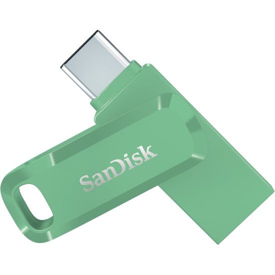 SanDisk Ultra Dual Drive Go USB 128GB lecteur USB flash 128 Go USB Type-A / USB Type-C 3.2 Gen 1 (3.1 Gen 1) Vert