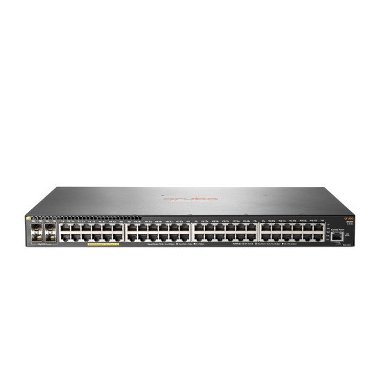 HPE Aruba 2930F 48G PoE+ 4SFP Géré L3 Gigabit Ethernet