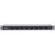 Intellinet Unité de distribution d'alimentation (PDU) 19" 1U à 8 prises EU, voyant LED uniquement, sans protection contre les surtensions, prises EU CEE 7/3, câble d'alimentation 1,8 m, sortie, montage en rack, garantie trois ans